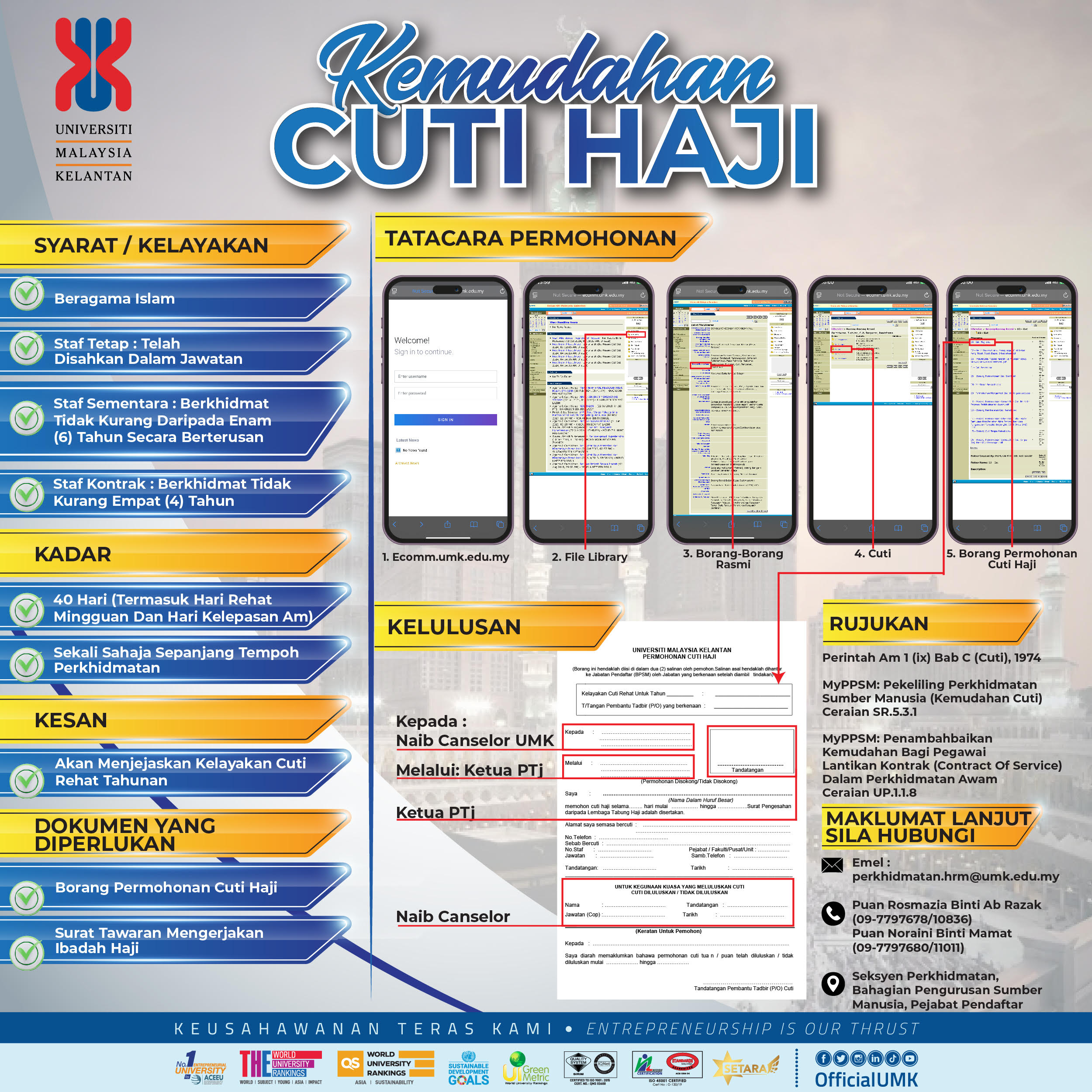 KEMUDAHAN CUTI HAJI